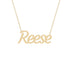 Gold Name Necklace - Reese