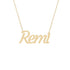 Gold Name Necklace - Remi