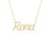 Gold Name Necklace - Rona
