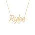 Gold Name Necklace - Rylee