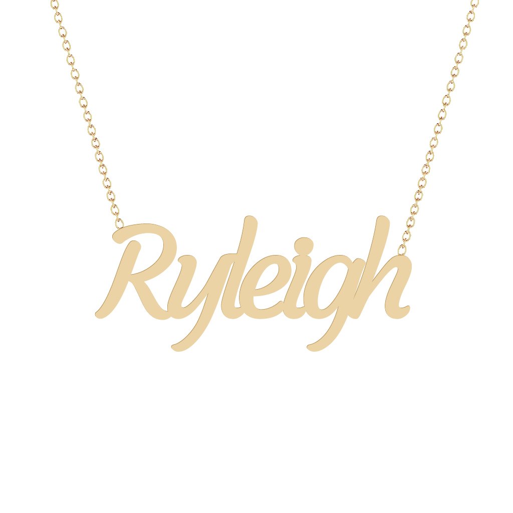 Gold Name Necklace - Ryleigh