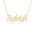 Gold Name Necklace - Ryleigh