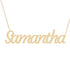 Gold Name Necklace - Samantha