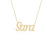 Gold Name Necklace - Sara