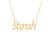 Gold Name Necklace - Sarah