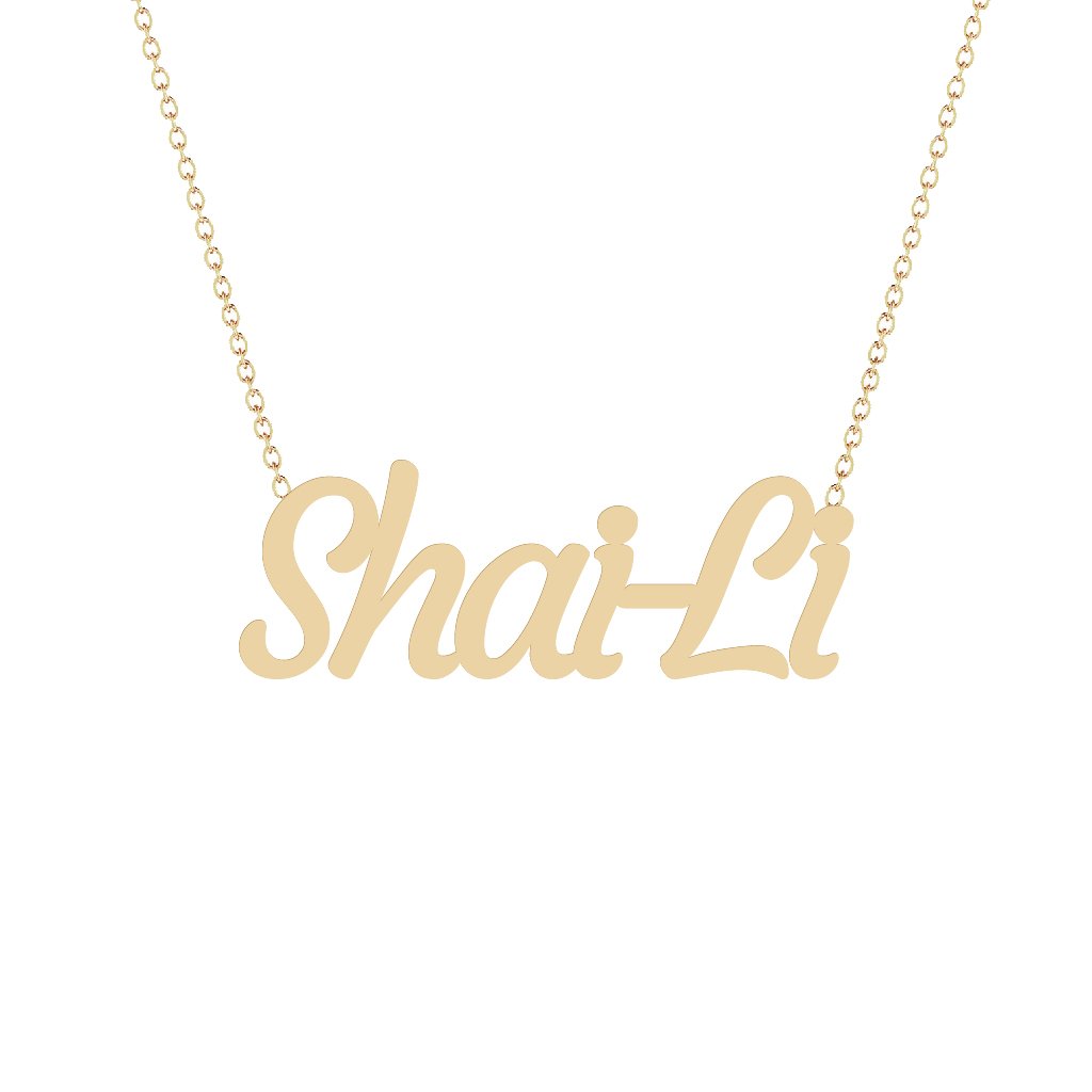 Gold Name Necklace - Shai Li