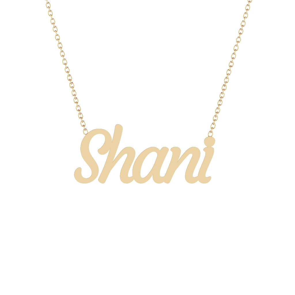 Gold Name Necklace - Shani