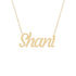 Gold Name Necklace - Shani
