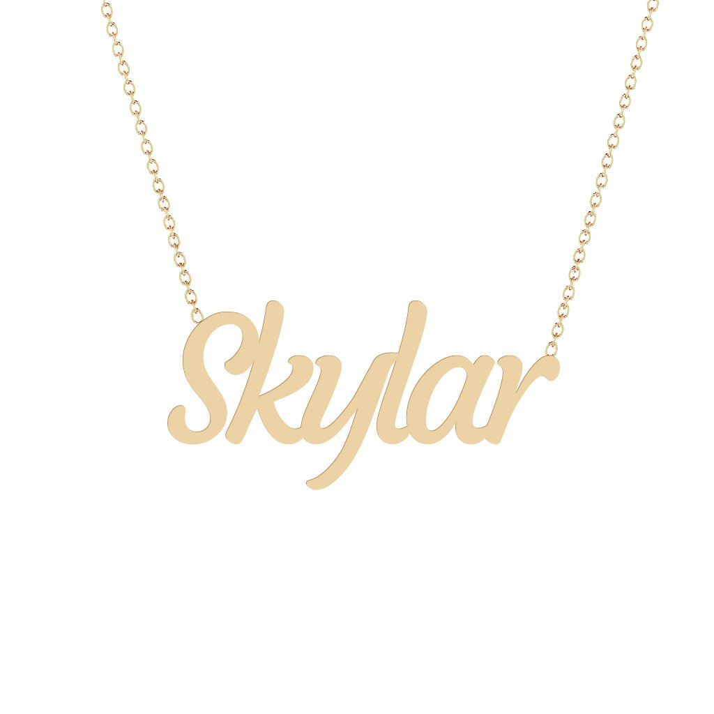 Gold Name Necklace - Skylar