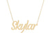 Gold Name Necklace - Skylar