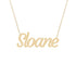 Gold Name Necklace - Sloane