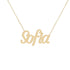 Gold Name Necklace - Sofia