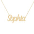 Gold Name Necklace - Sophia