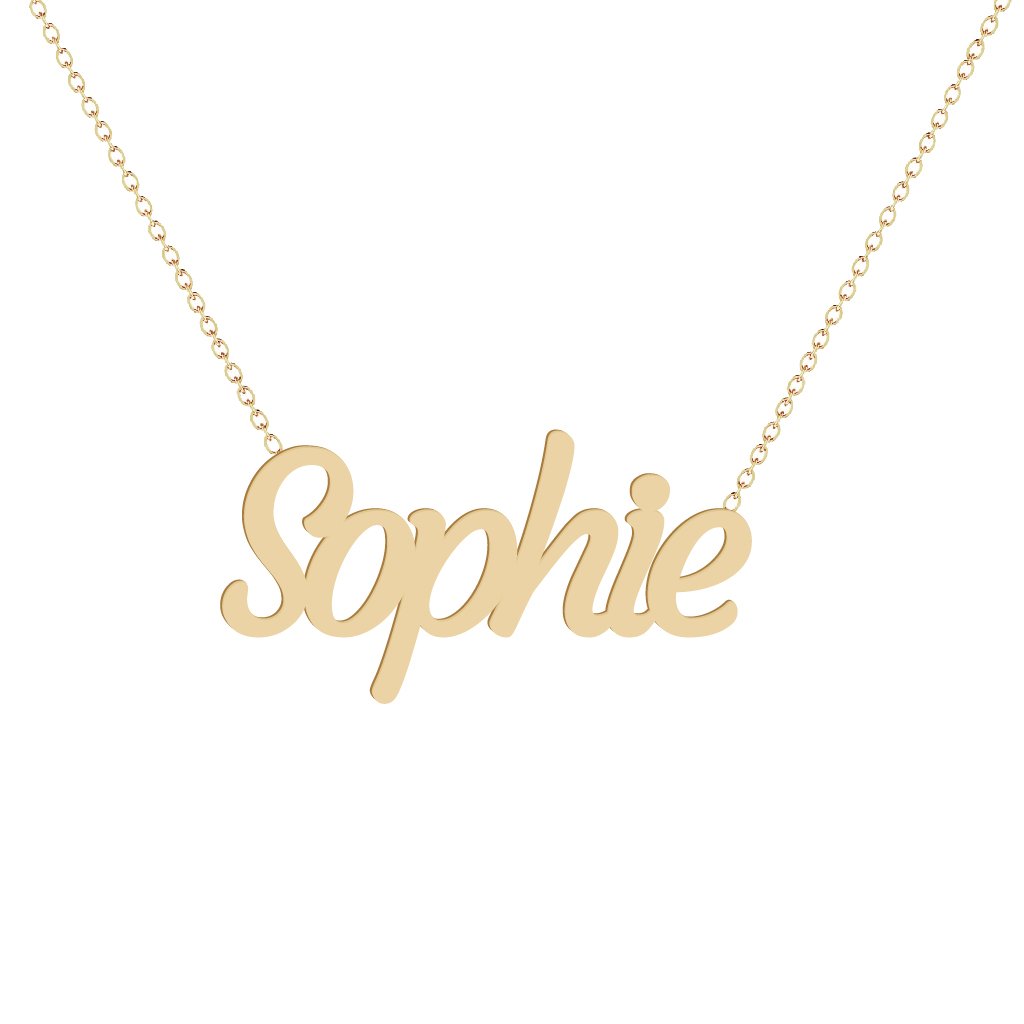Gold Name Necklace - Sophie