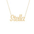 Gold Name Necklace - Stella