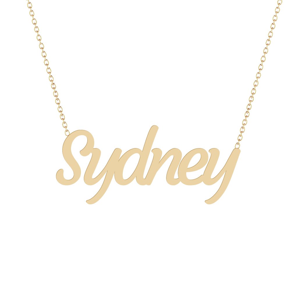 Gold Name Necklace - Sydney