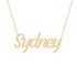 Gold Name Necklace - Sydney