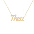 Gold Name Necklace - Thea