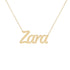 Gold Name Necklace - Zara