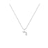Yod - Hebrew Alef-Bet letter diamond Necklace - Yod letter