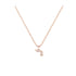 Yod - Hebrew Alef-Bet letter diamond Necklace - Yod letter