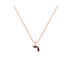 Yod - Hebrew Alef-Bet letter diamond Necklace - Yod letter
