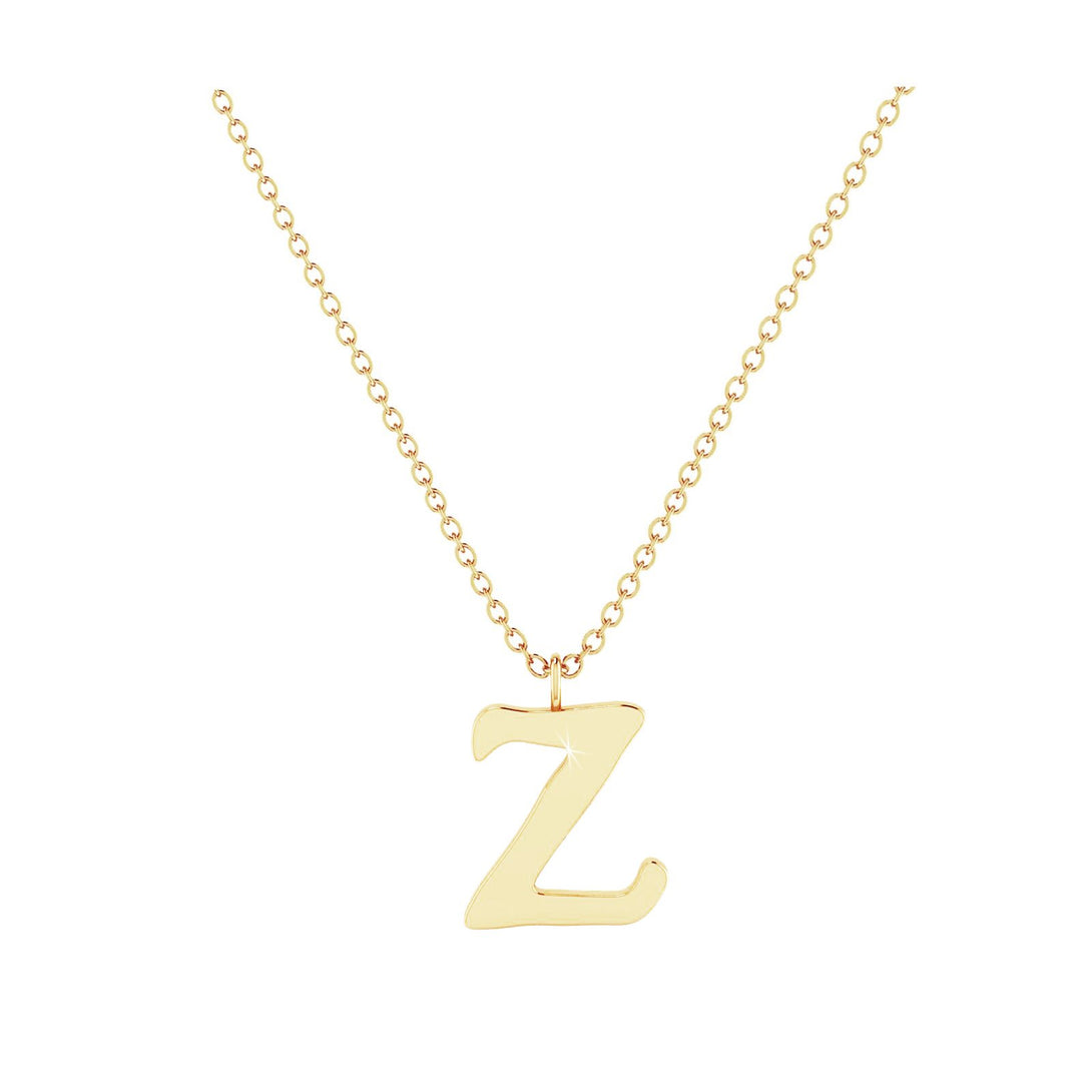 Z - Letter Name Necklace Initial Necklace