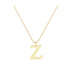 Z - Letter Name Necklace Initial Necklace