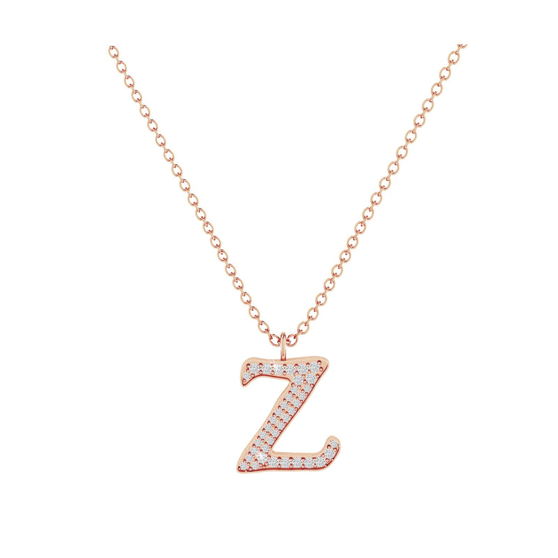 Z - Letter Name Necklace Initial Necklace