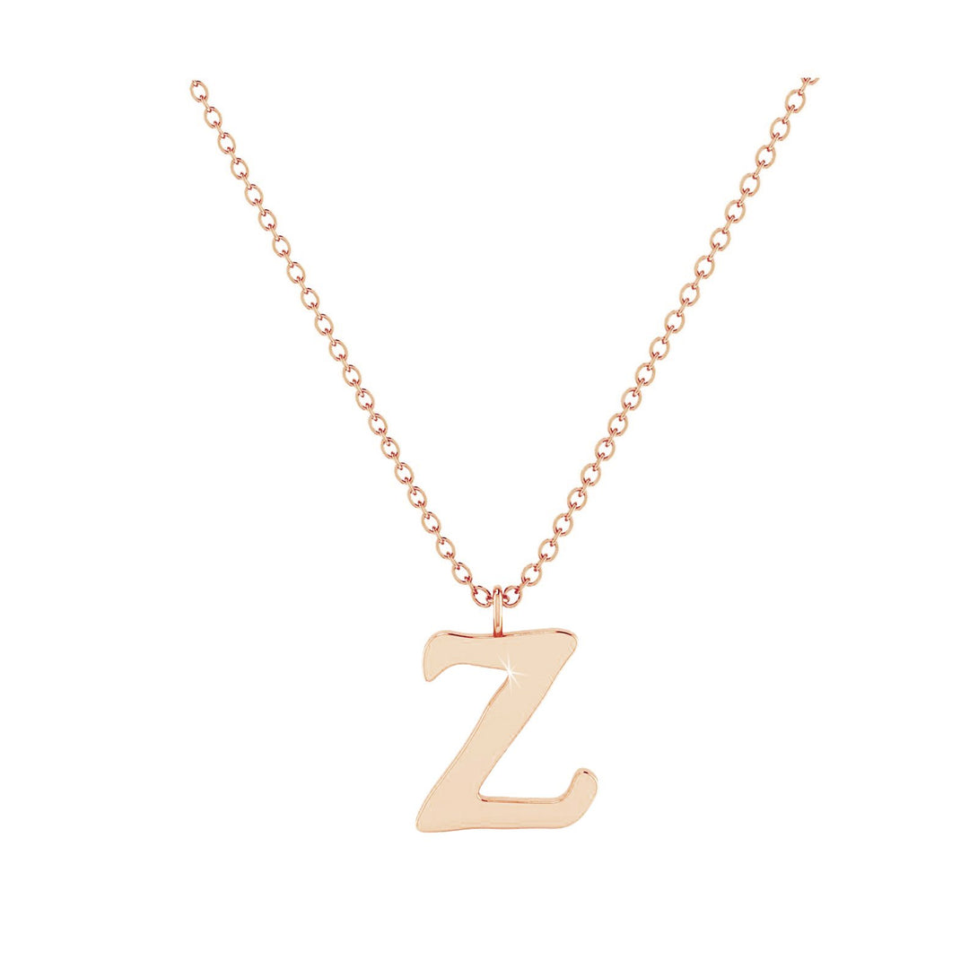 Z - Letter Name Necklace Initial Necklace