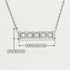 Small Emerald Necklace Bar With - Zahra No. 6 image 2