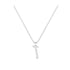 Zain - Hebrew Alef-Bet letter diamond Necklace - Z letter