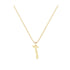Zain - Hebrew Alef-Bet letter diamond Necklace - Z letter