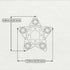 Star Halo Black Diamond Earrings - Zelda No. 9