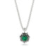 A lady's Rose Emerald Pendant- Elena no. 6