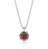 A lady's Rose Ruby Pendant- Elena no. 12