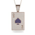 Ace Of Spades Diamond Card Necklace - Tyler No. 14