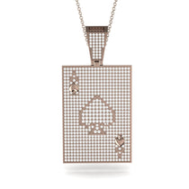 Ace Of Spades Diamond Card Necklace - Tyler No. 2 image 1