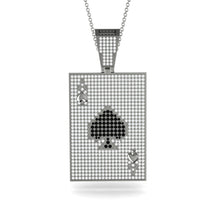 Ace Of Spades Diamond Card Necklace - Tyler No. 9 image 1