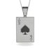Ace Of Spades Diamond Card Necklace - Tyler No. 9 image 1
