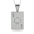 Ace Of Spades Diamond Card Necklace - Tyler No. 3 image 1