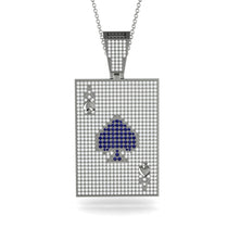 Ace Of Spades Diamond Card Necklace - Tyler No. 15 image 1
