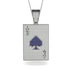 Ace Of Spades Diamond Card Necklace - Tyler No. 15 image 1