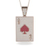 Ace Of Spades Diamond Card Necklace - Tyler No. 11