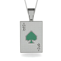 Ace Of Spades Diamond Card Necklace - Tyler No. 6 image 1