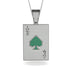 Ace Of Spades Diamond Card Necklace - Tyler No. 6 image 1