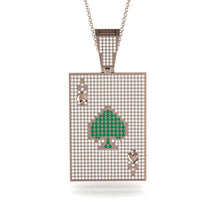 Ace Of Spades Diamond Card Necklace - Tyler No. 5 image 1