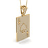 Ace Of Spades Diamond Card Necklace - Tyler No. 1