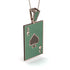 Ace Of Spades Emerald Card Necklace - Tyler No. 23