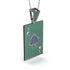 Ace Of Spades Emerald Card Necklace - Tyler No. 30 image 2